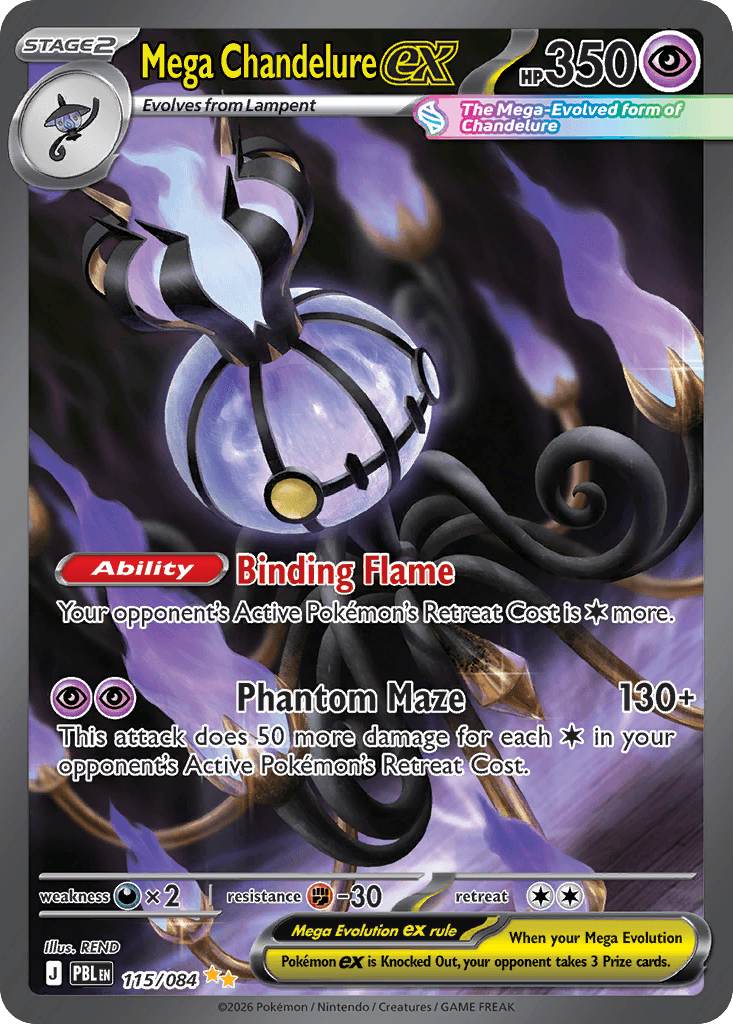 Mega Chandelure ex ME5-115
