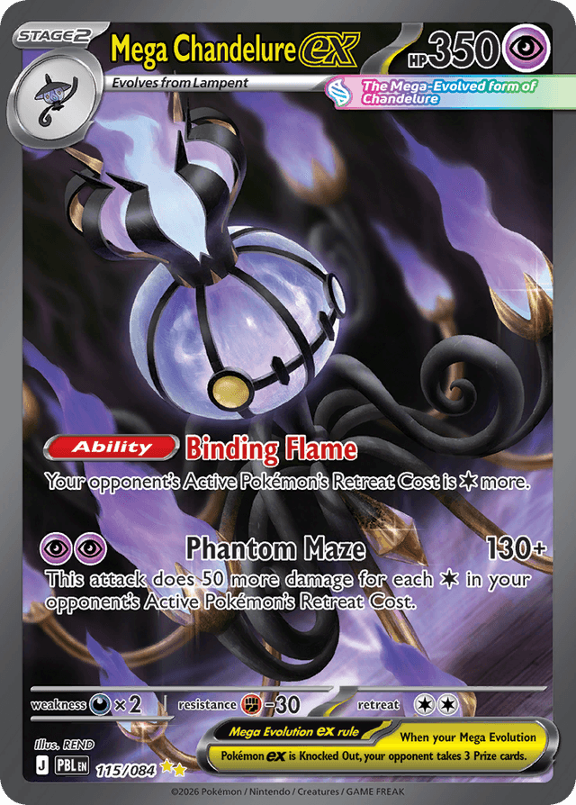 Mega Chandelure ex ME5-115