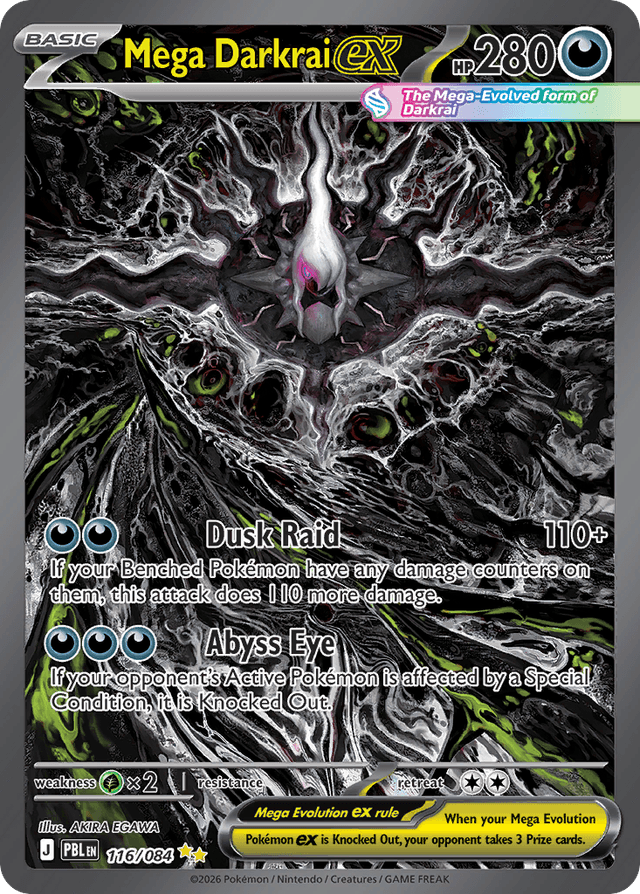 Mega Darkrai ex ME5-116