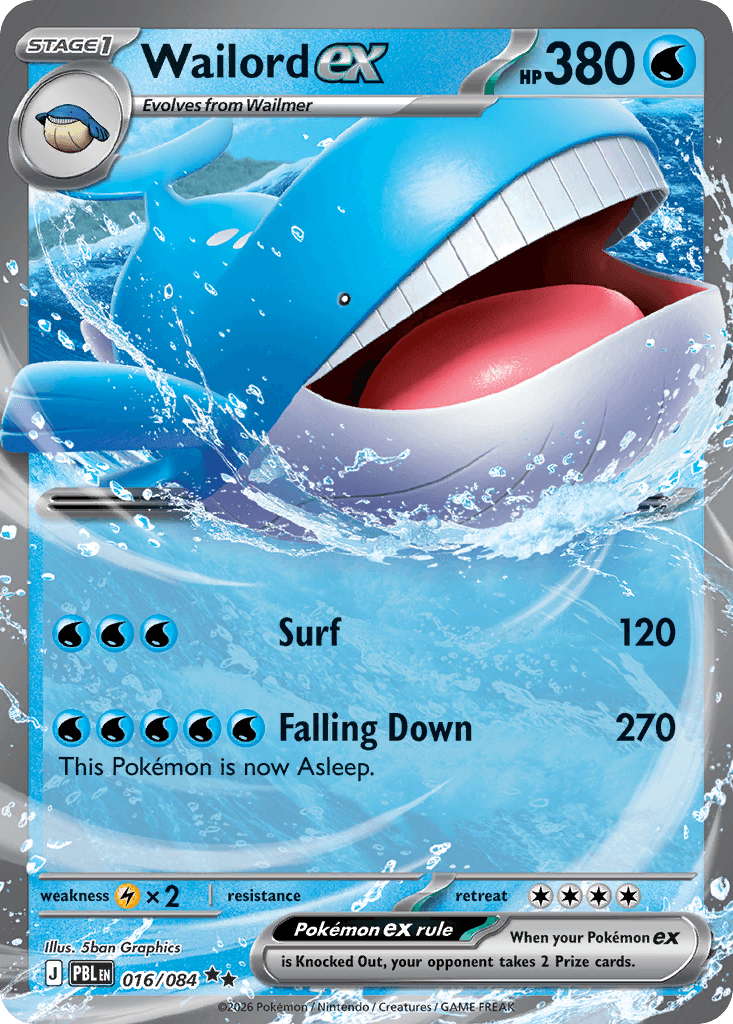 Wailord ex ME5-16