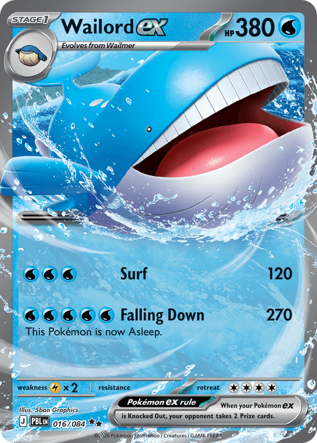 Wailord ex ME5-16