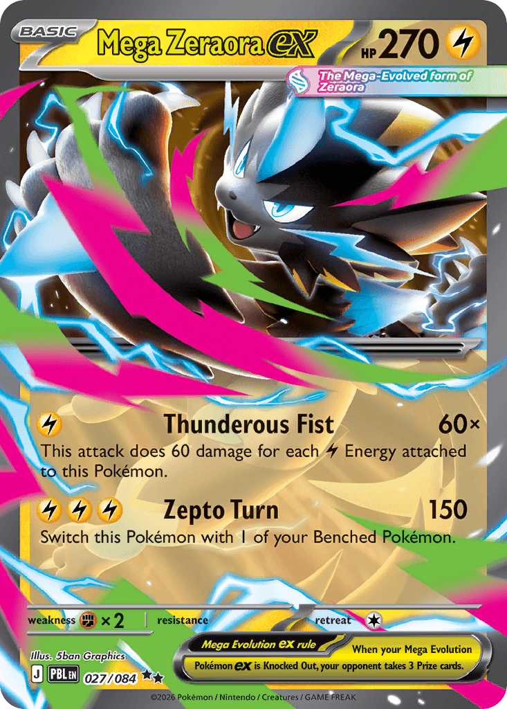 Mega Zeraora ex ME5-27