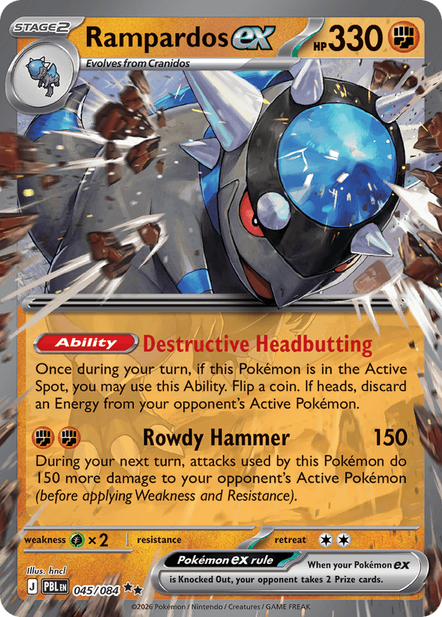 Rampardos ex ME5-45