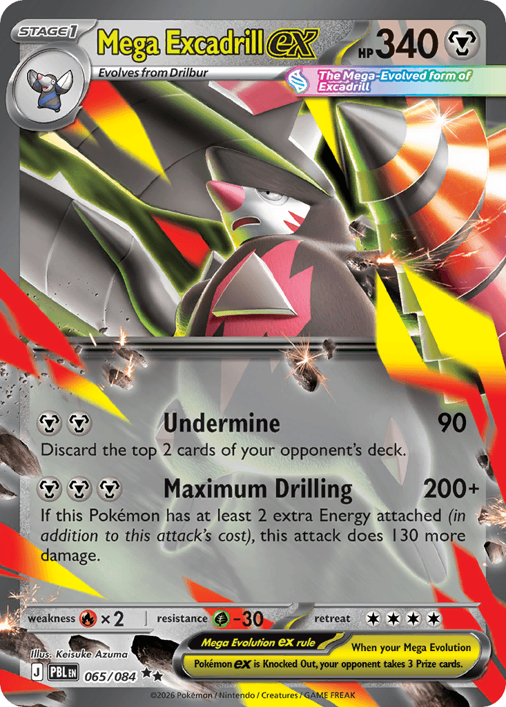 Mega Excadrill ex ME5-65