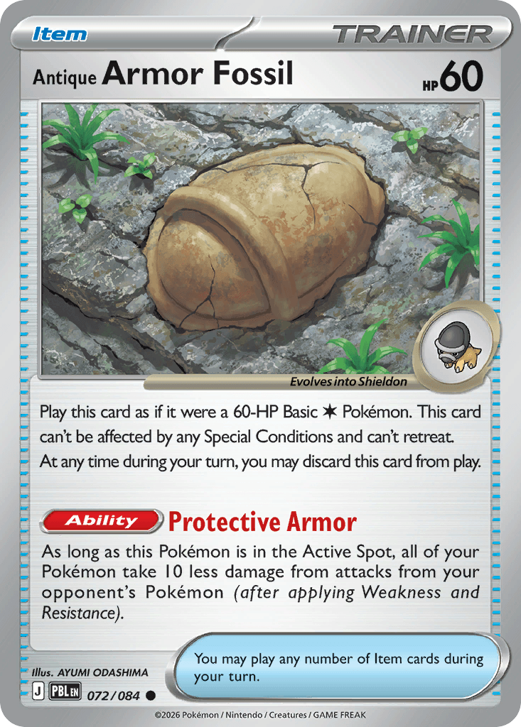 Antique Armor Fossil ME5-72