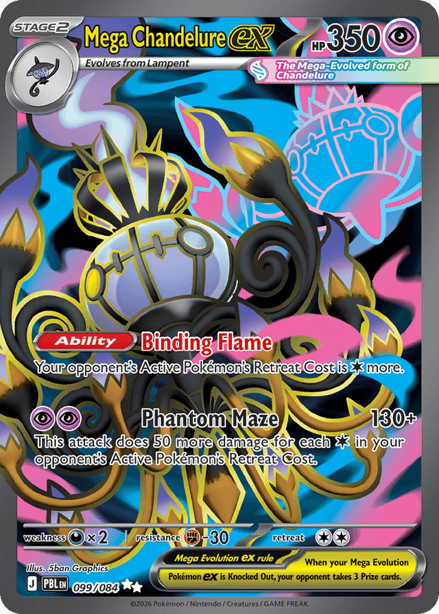Mega Chandelure ex ME5-99