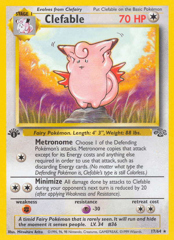 Clefable BASE2-17
