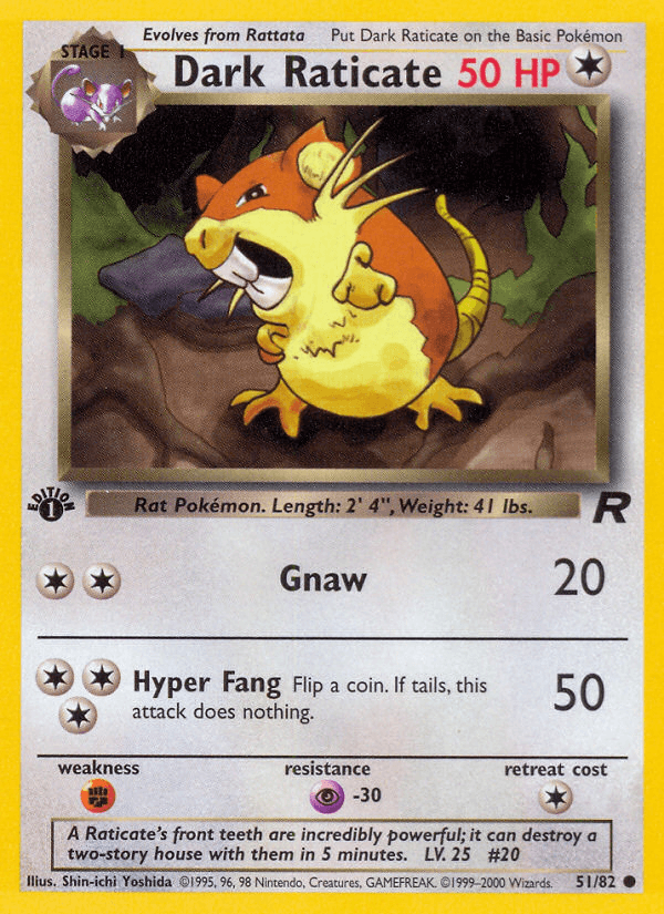 Dark Raticate BASE5-51
