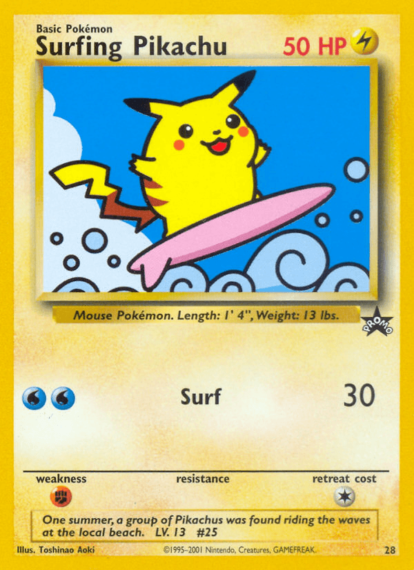 Surfing Pikachu BASEP-28