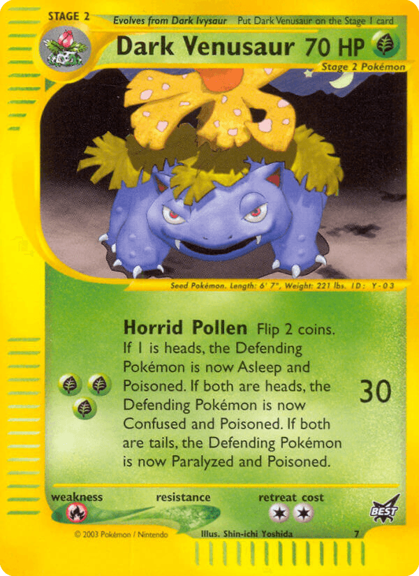 Dark Venusaur BP-7