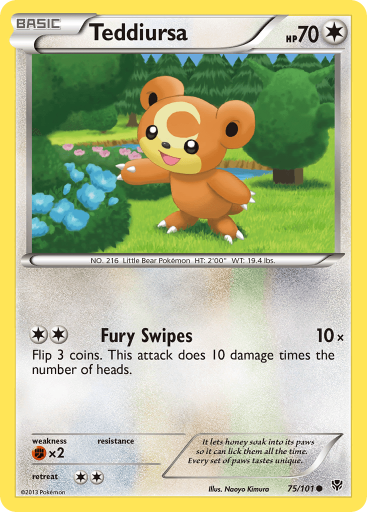 Teddiursa BW10-75