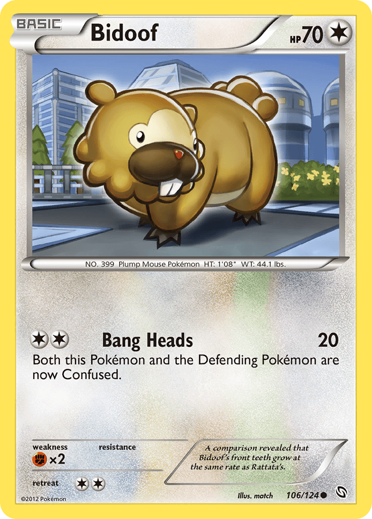 Bidoof BW6-106
