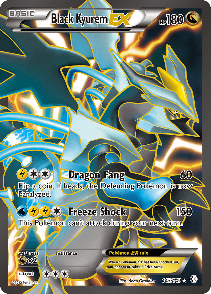 Black Kyurem-EX BW7-145