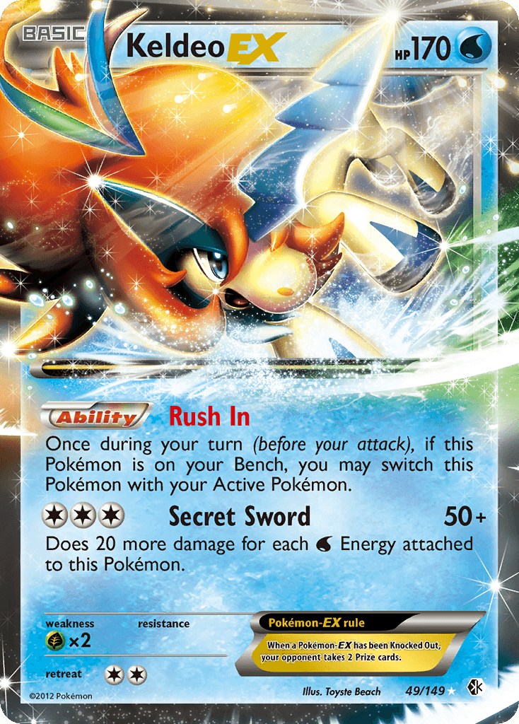 Keldeo-EX BW7-49