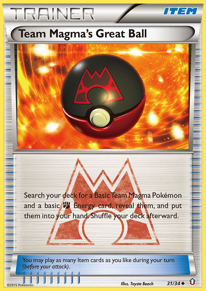 Team Magma's Great Ball DC1-31