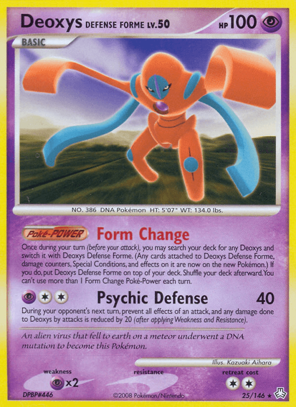 Deoxys Defense Forme DP6-25