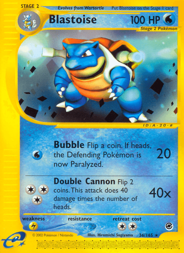 Blastoise ECARD1-36