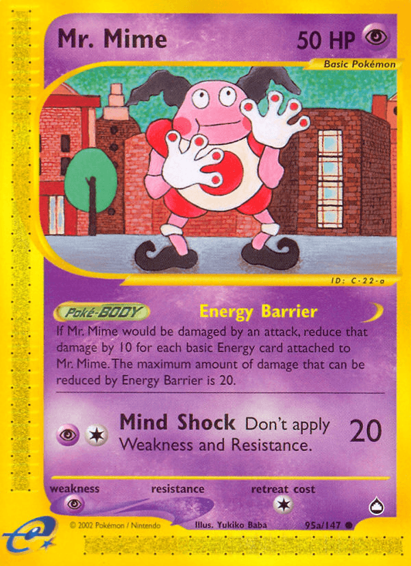 Mr. Mime ECARD2-95