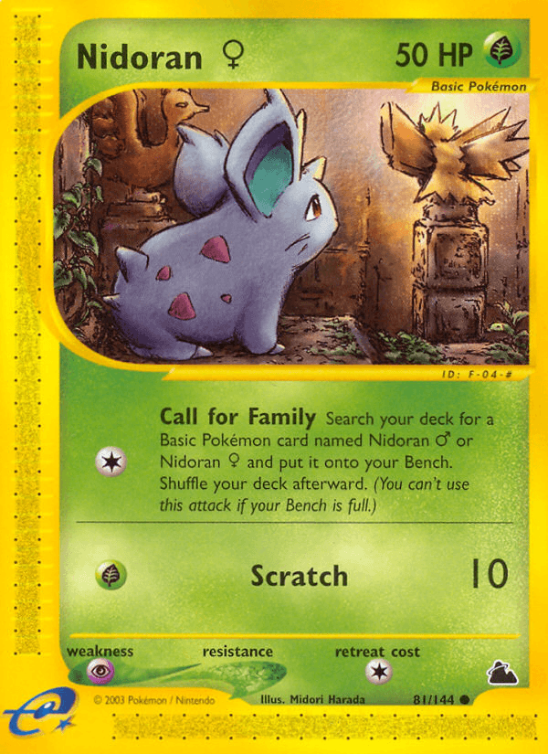 Nidoran ♀ ECARD3-81