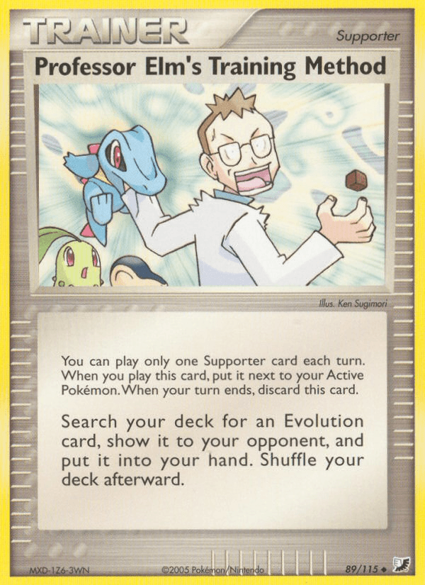 Professor Elm's Training Method EX10-89