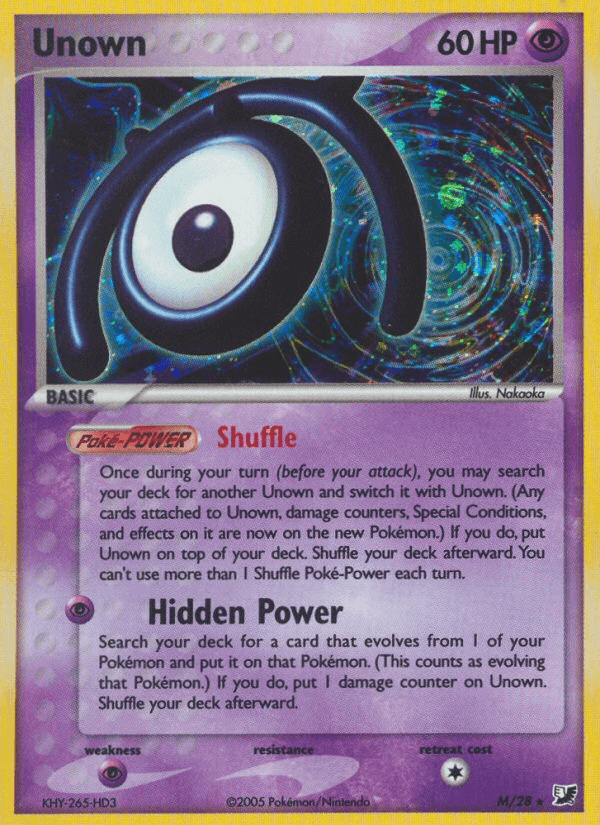 Unown EX10-M