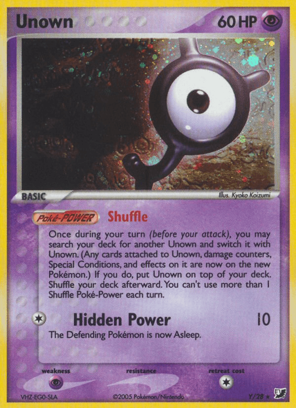 Unown EX10-Y