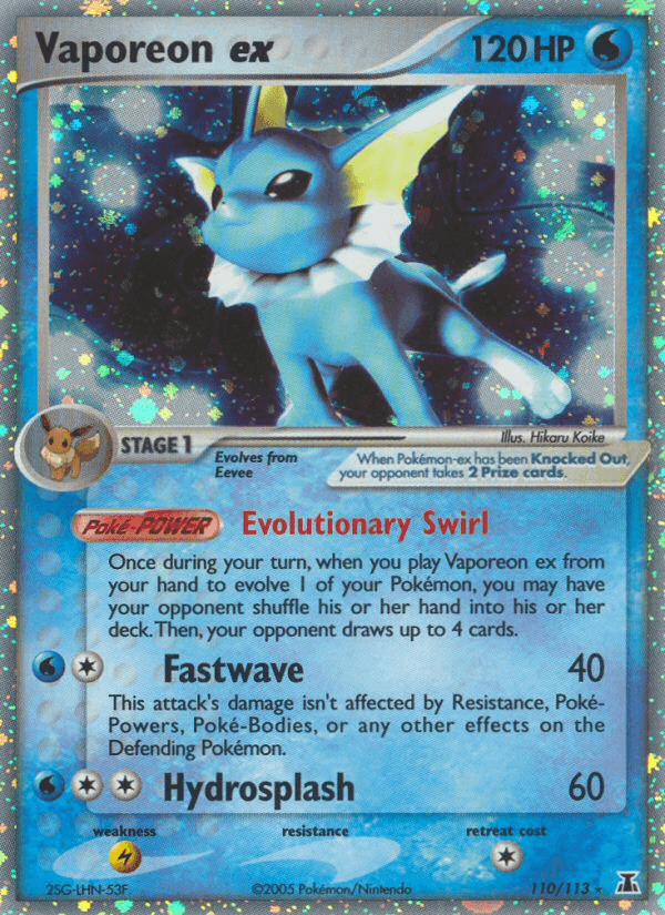 Vaporeon ex EX11-110