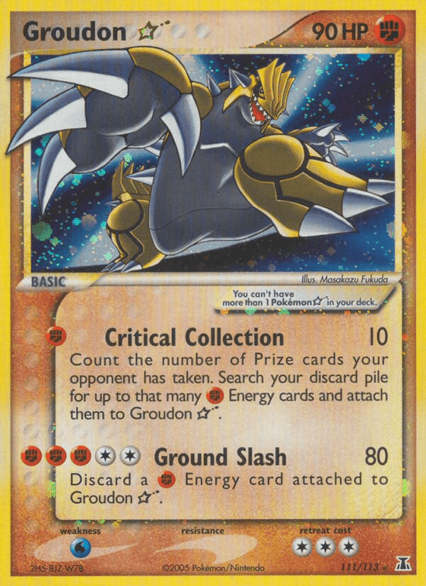 Groudon ★ EX11-111
