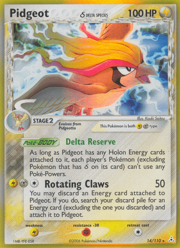 Pidgeot δ EX13-14