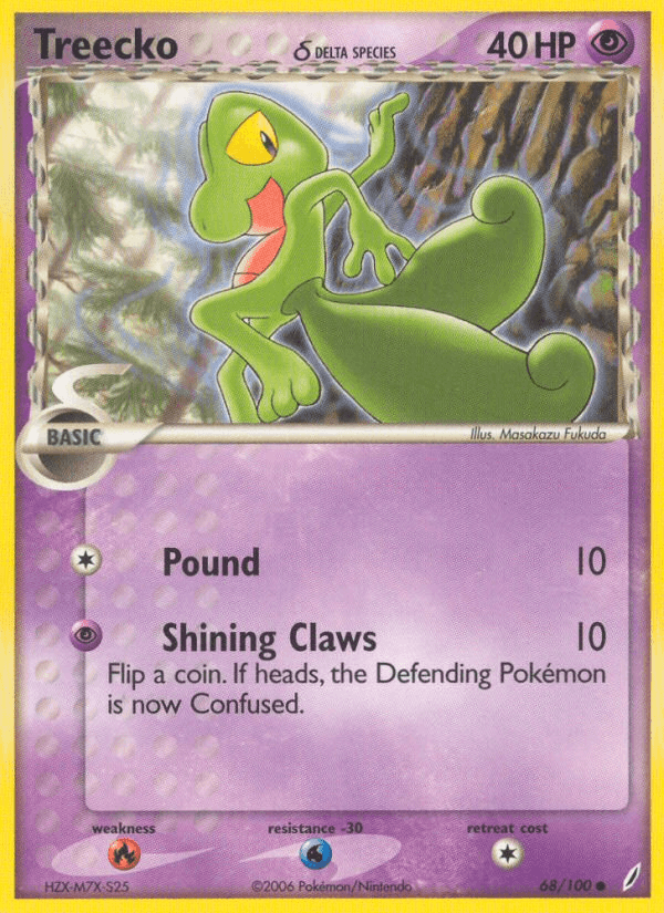 Treecko δ EX14-68