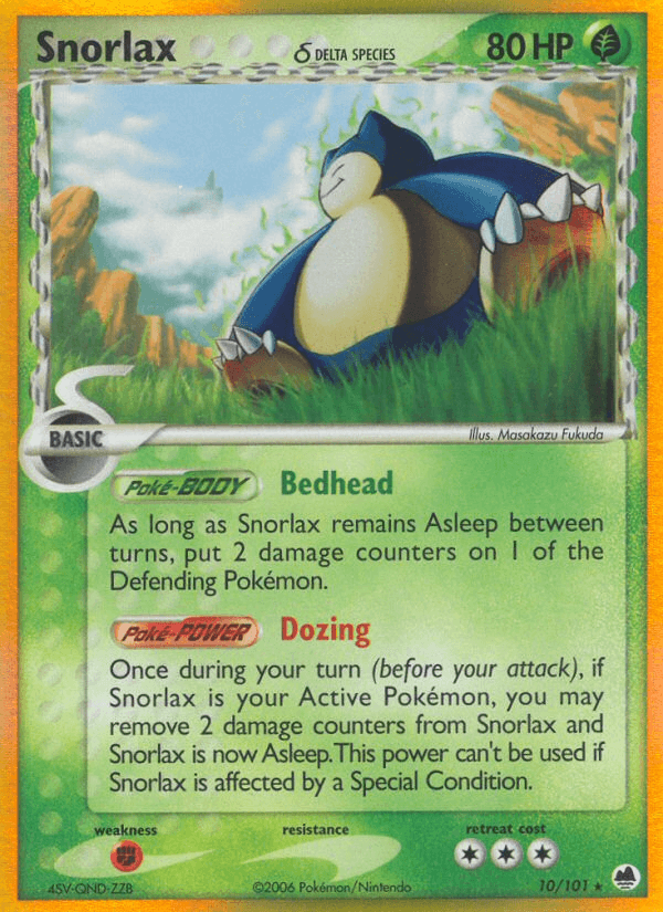 Snorlax δ EX15-10