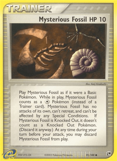 Mysterious Fossil EX2-91