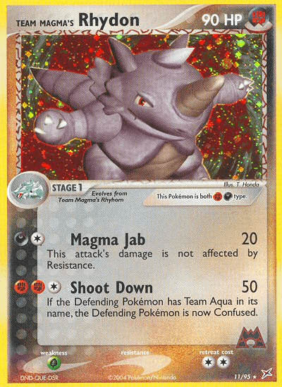 Team Magma's Rhydon EX4-11