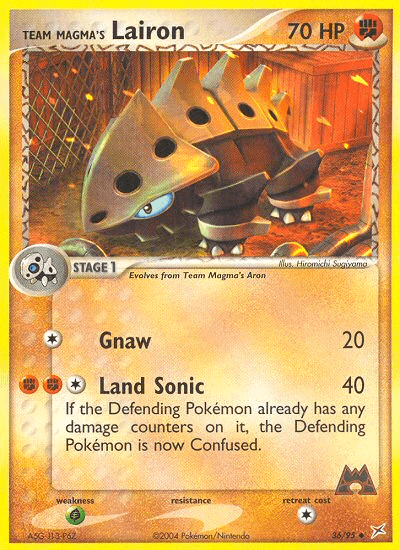 Team Magma's Lairon EX4-36