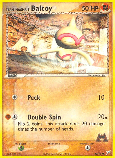 Team Magma's Baltoy EX4-60