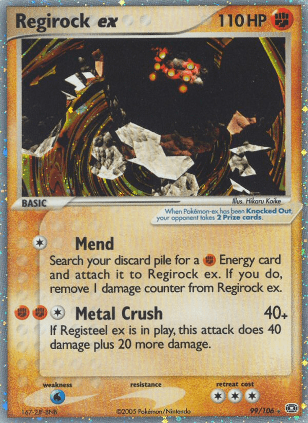 Regirock ex EX9-99