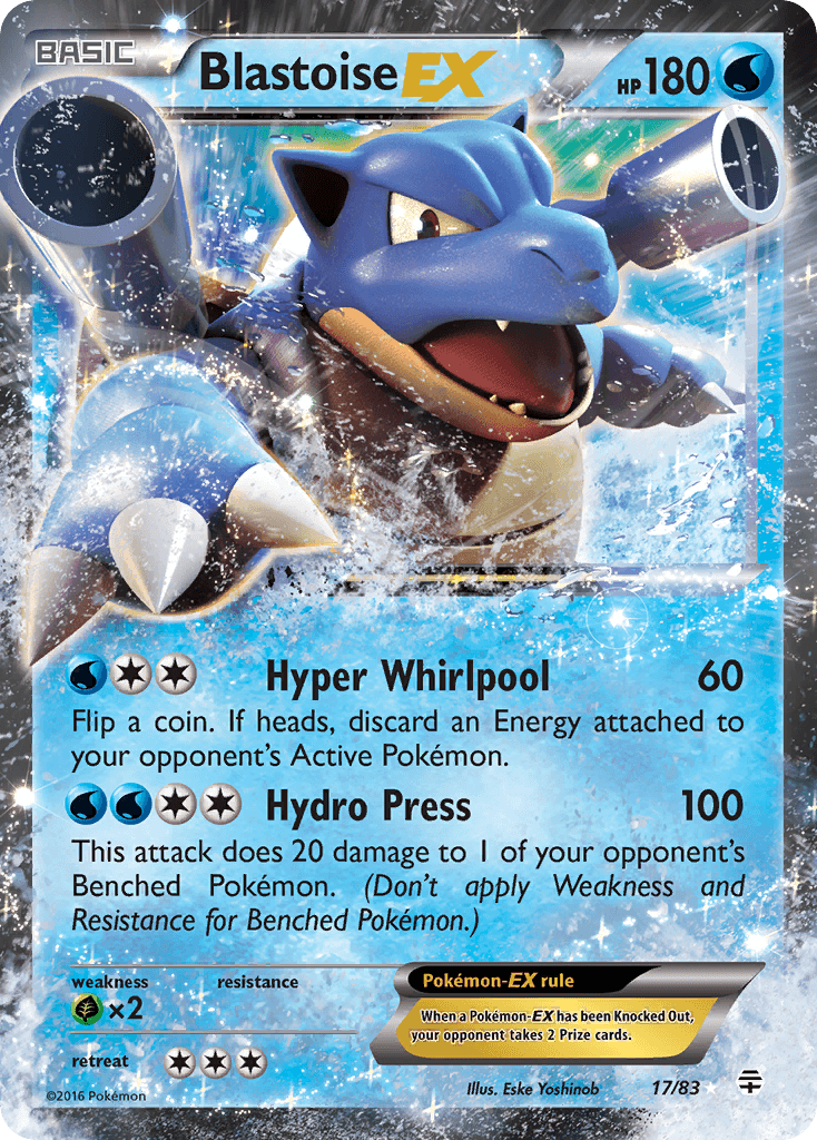 Blastoise-EX G1-17