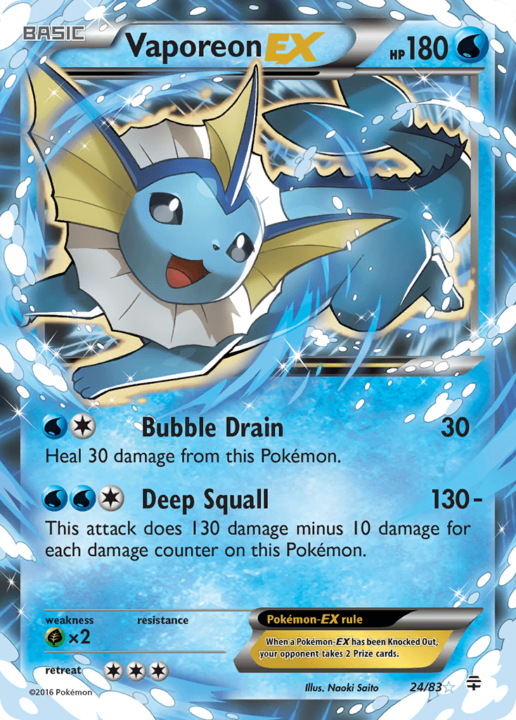 Vaporeon-EX G1-24