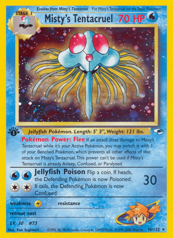 Misty's Tentacruel GYM1-10