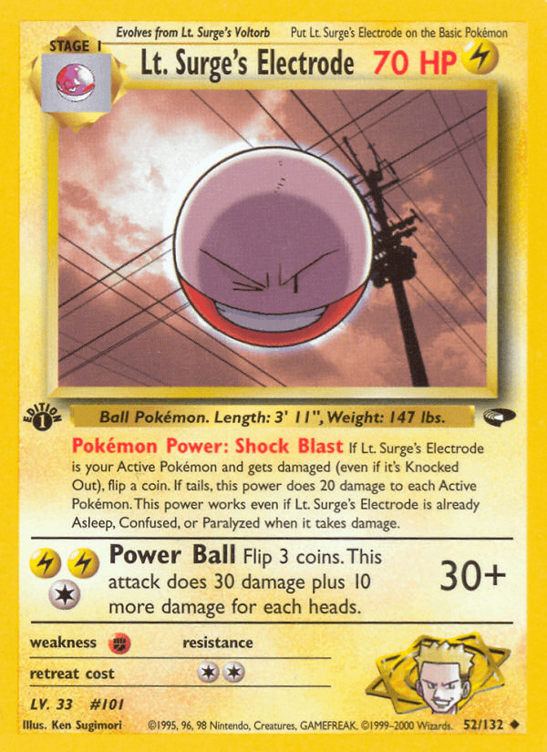 Lt. Surge's Electrode GYM2-52