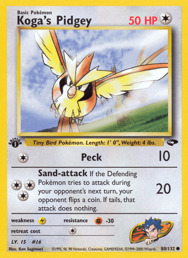 Koga's Pidgey GYM2-80