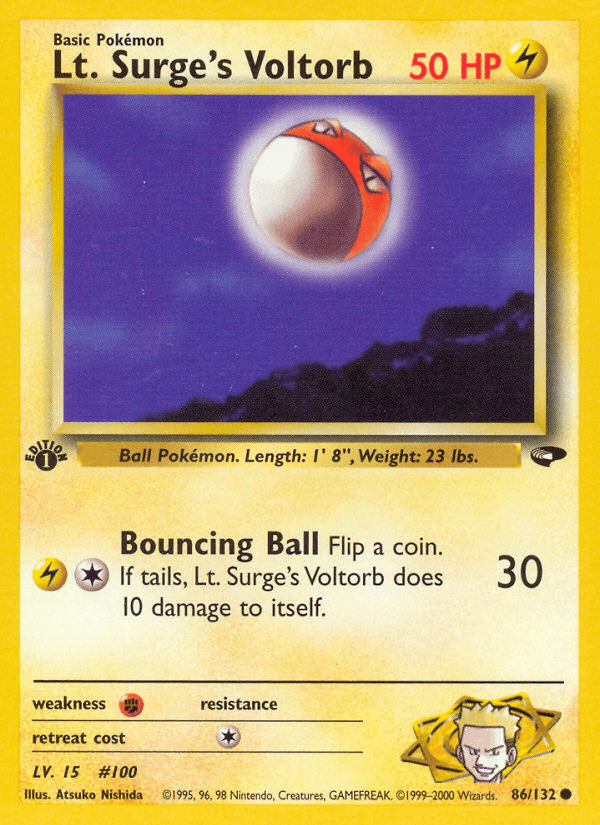 Lt. Surge's Voltorb GYM2-86