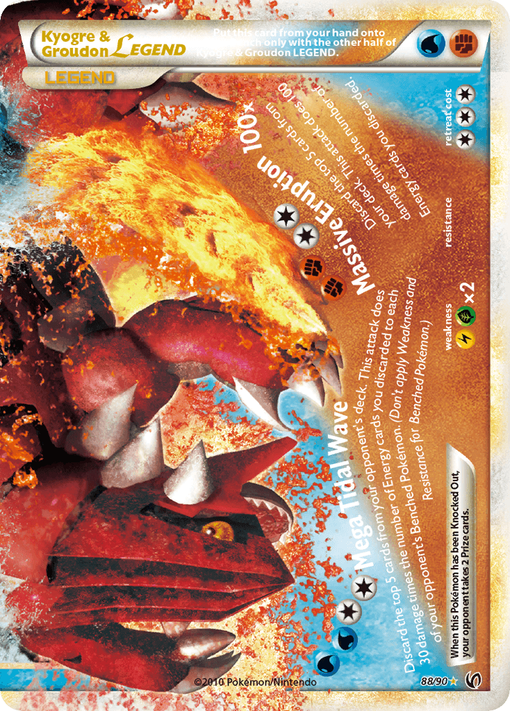 Kyogre & Groudon LEGEND HGSS3-88