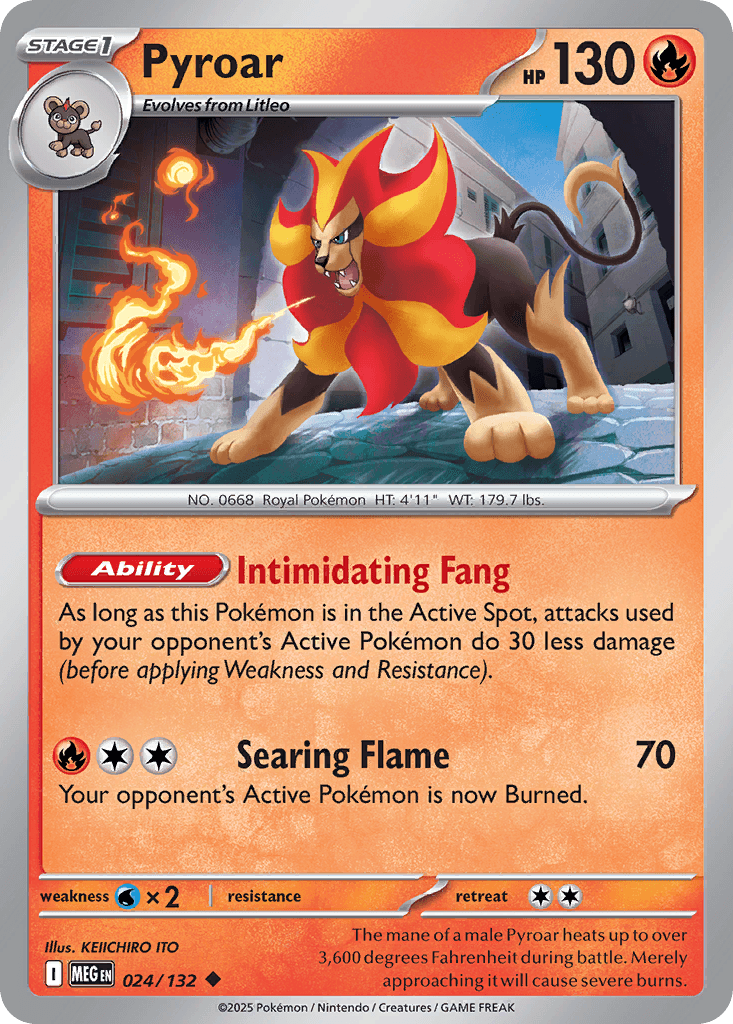 Pyroar ME1-24