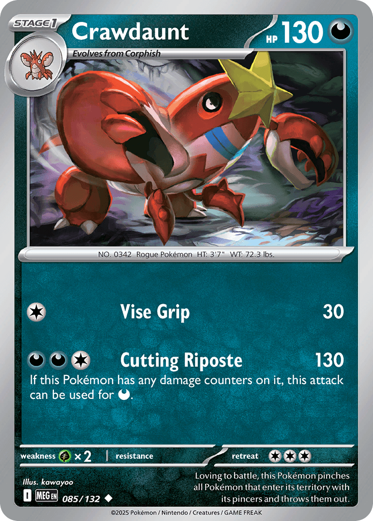 Crawdaunt ME1-85