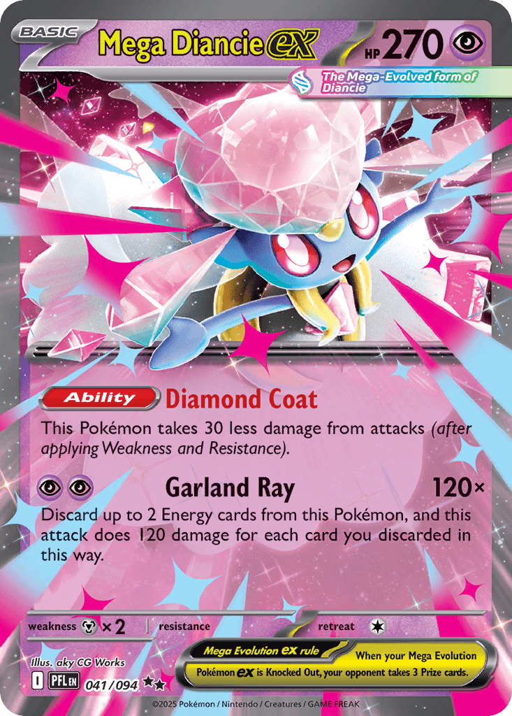 Mega Diancie ex ME2-41