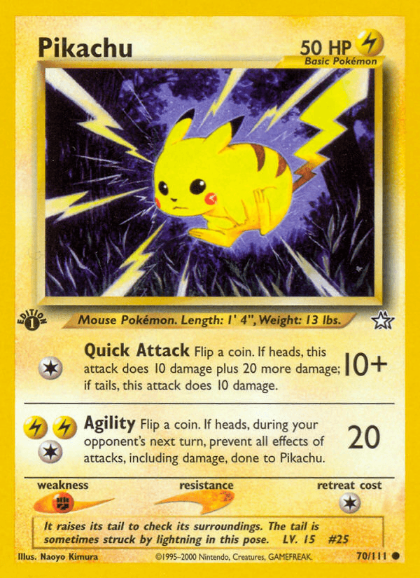 Pikachu NEO1-70