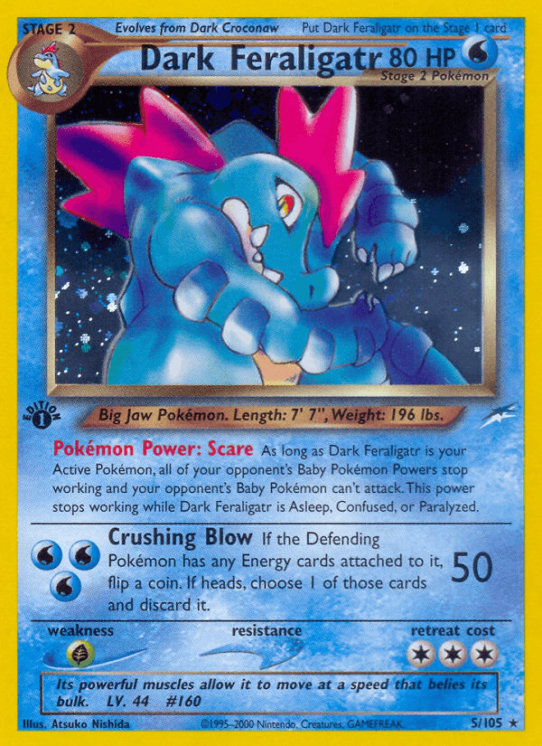 Dark Feraligatr NEO4-5