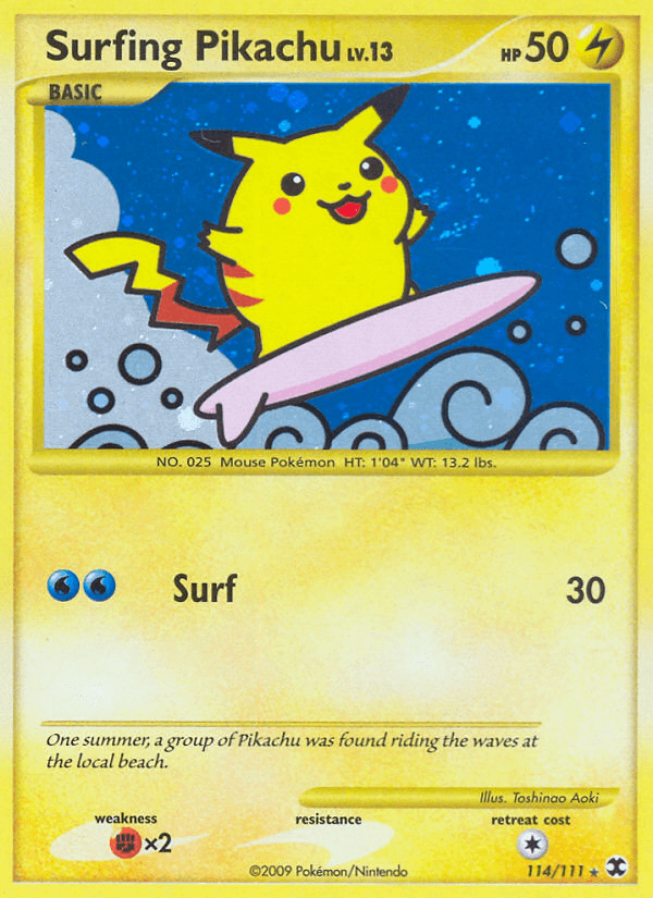 Surfing Pikachu PL2-114