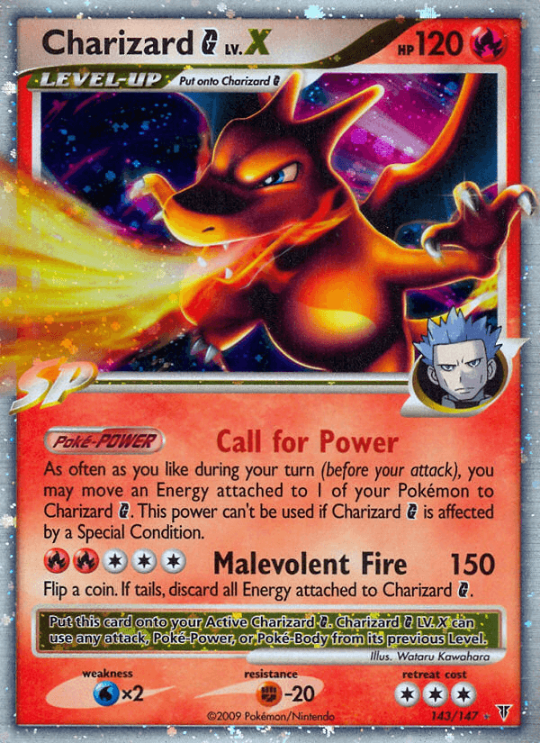 Charizard G LV.X PL3-143